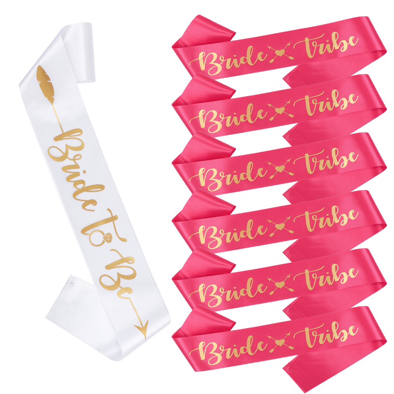 Bride Tribe Sash - 신부 부족 신부 들러리 새시 신부