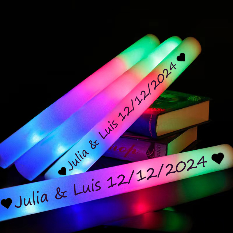 Wedding Supply In Bulk - 30Pcs LED 글로우 스틱 대량 다채로운