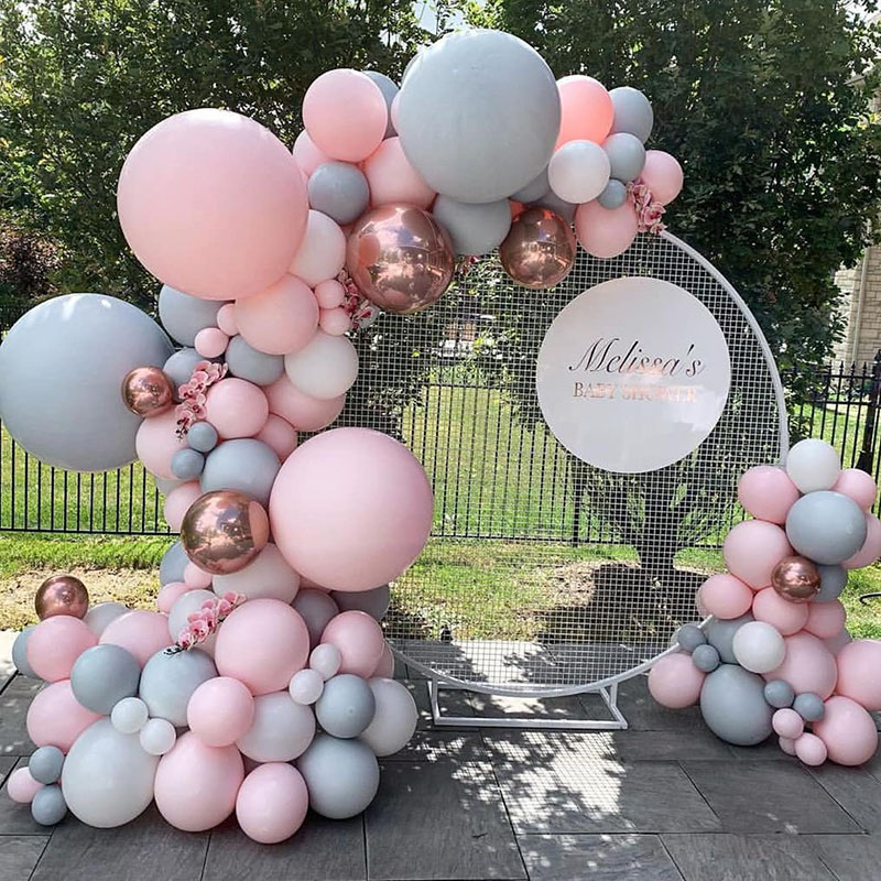 Wedding Balloon Arch - 172/143/94cm 풍선 스탠드 홀더 원형 라운드