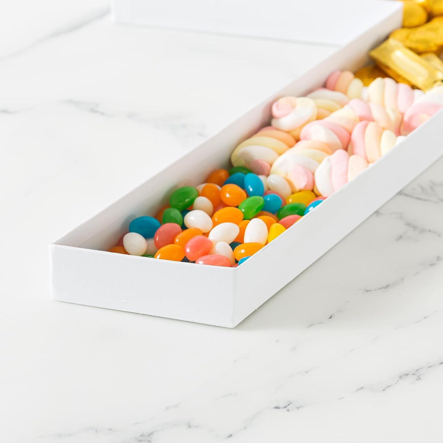 음식 채울 수있는 편지 모양의 과자 꽃 사탕 컵케익 컨 - Wedding Favor Box 리뷰 및 가격