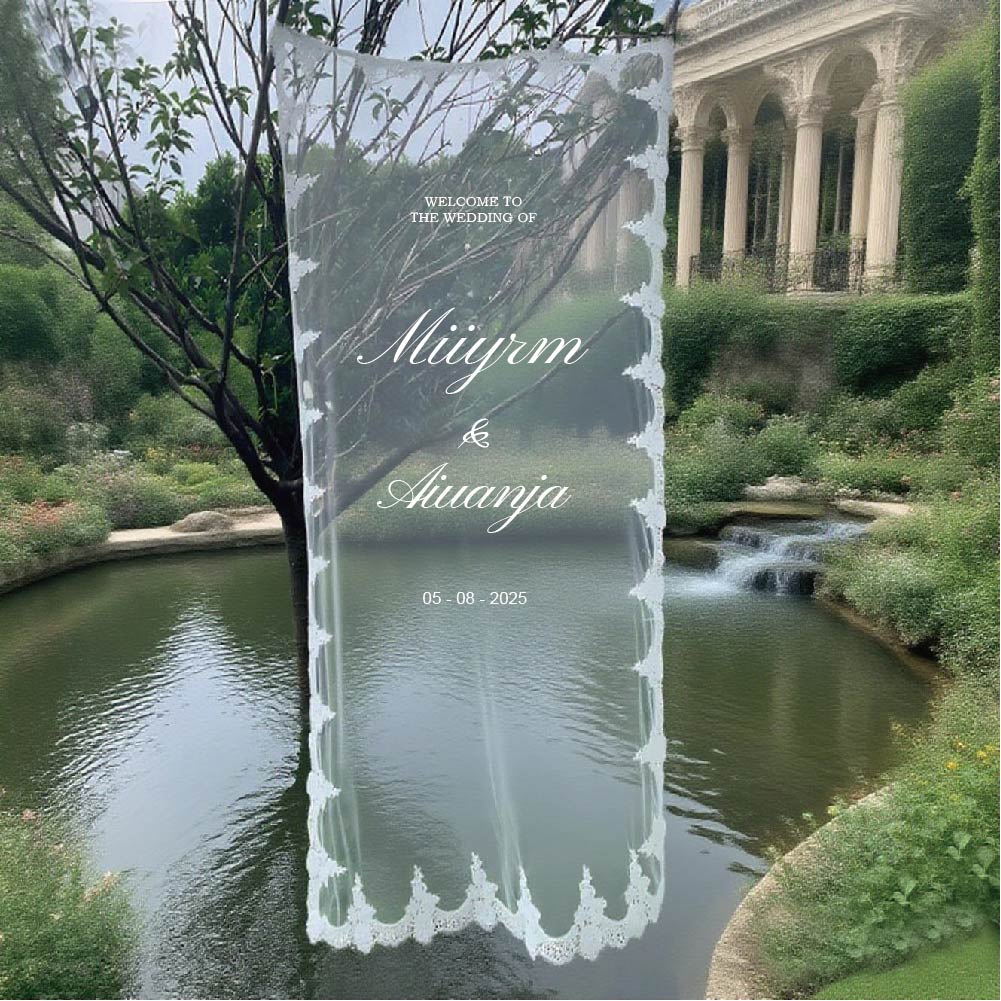 로맨틱한 투명 웨딩 사인, 수제 레이스 반투명 원단,  - Champagne Tower Set 리뷰 및 가격