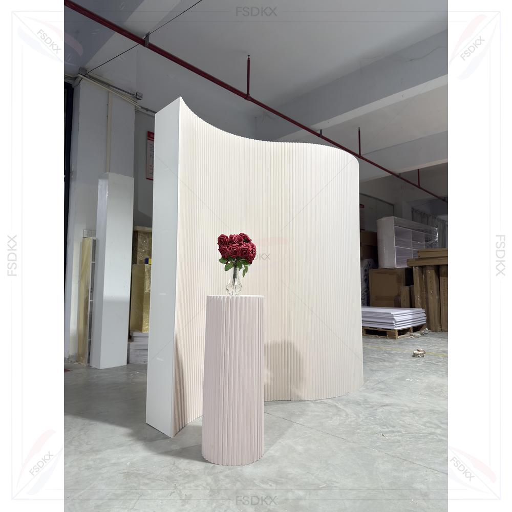 새로운 디자인 PVC 웨딩 배경막 흰색 맞춤형 스타일  - Supplier Wedding 리뷰 및 가격