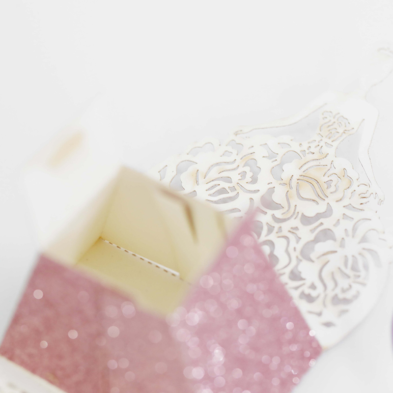 신부 플라워 드레스 캔디 박스, 레이저 컷 박스, 선물 - Wedding Favor Box 리뷰 및 가격
