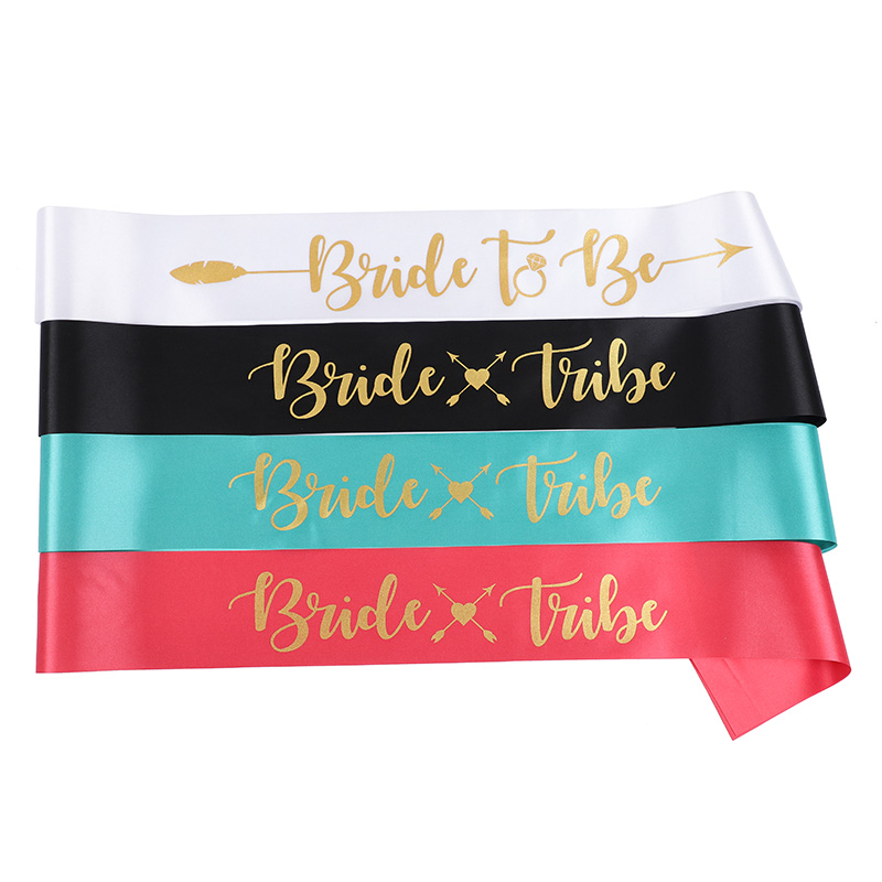 1 세트 신부는 결혼식을위한 신부 부족 새시가 될 것입 - Bride Tribe Sash 리뷰 및 가격