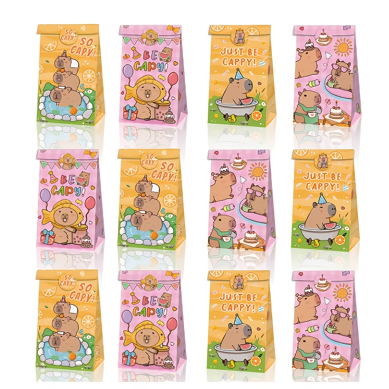 12/24/48pcs Capybara 사탕 가방 생일  - Wedding Favor Box 리뷰 및 가격