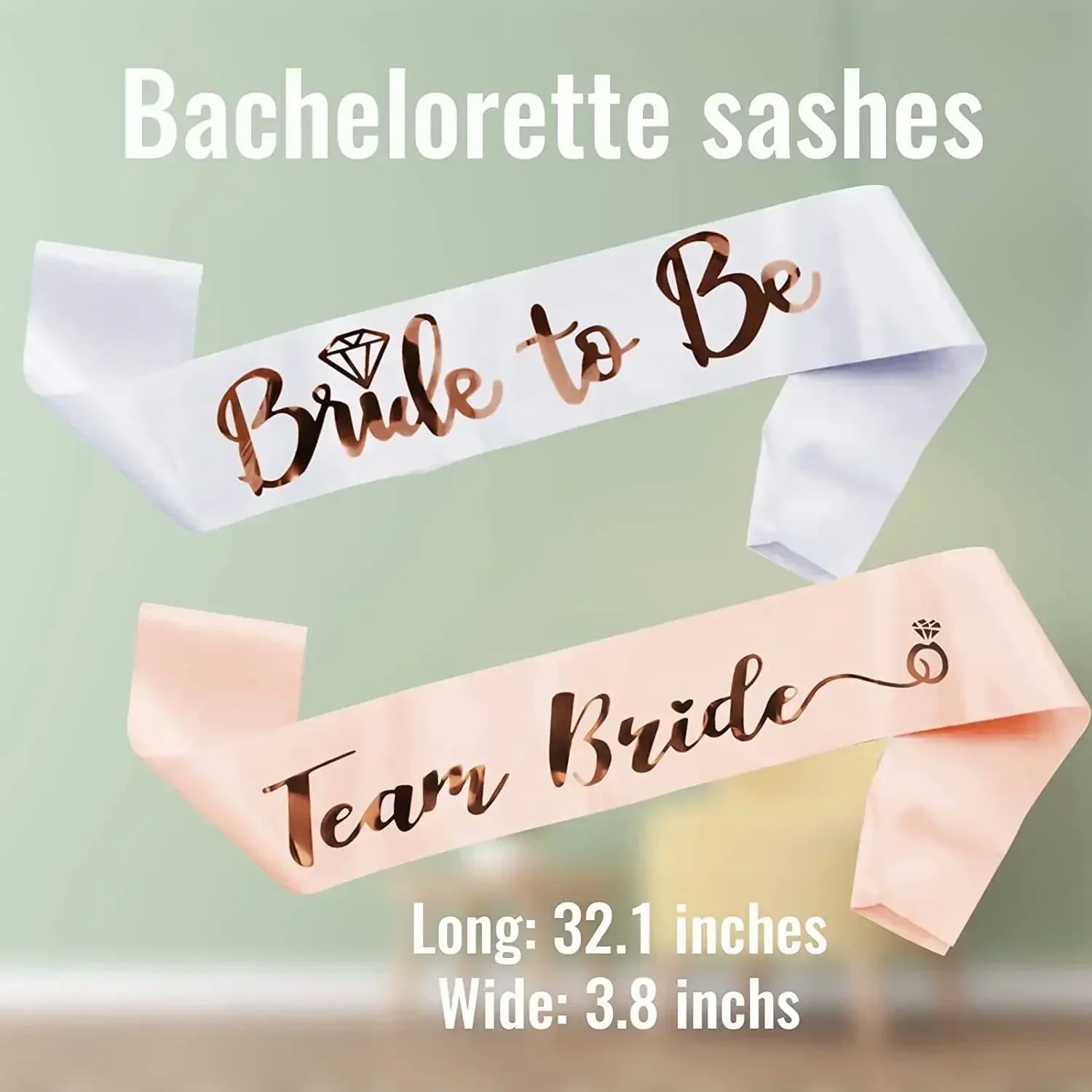 1세트 신부 새시 로즈골드 디자인 팀 브라이드 투 비  - Bride Tribe Sash 리뷰 및 가격