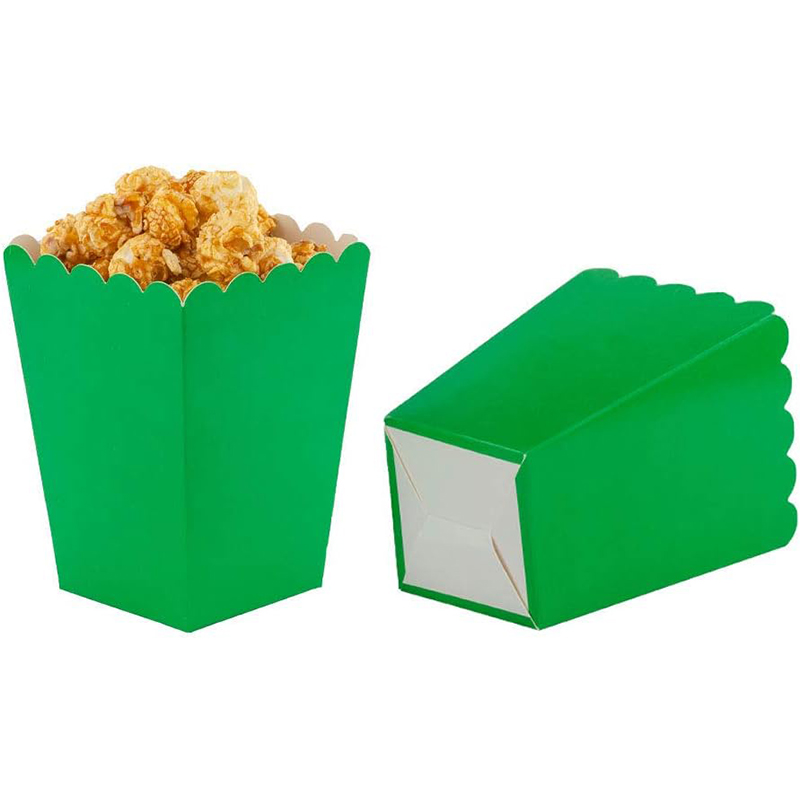 12pcs 종이 사탕 판지 팝콘 상자 파티 용품 순수  - Wedding Favor Box 리뷰 및 가격