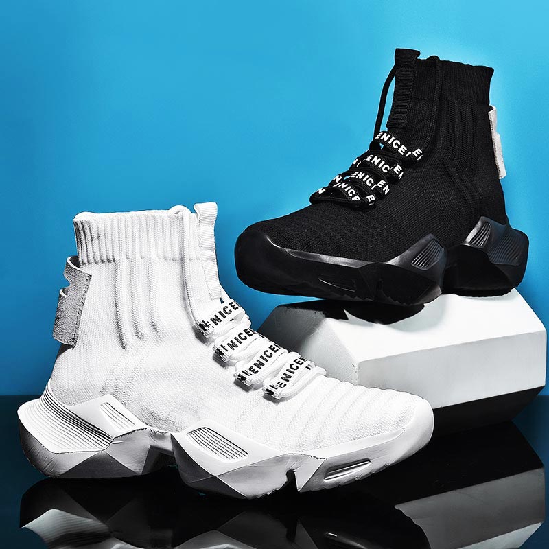 플러스 사이즈 하이 탑 대규모 스포츠 양말 부츠 남성  - Wedding Supply Outlet 리뷰 및 가격