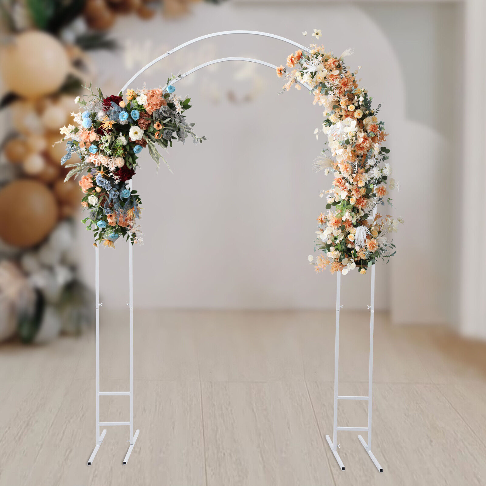 금속 웨딩 스탠드 아치 프레임 배경 정원 아버 꽃 풍선 - Wedding Balloon Arch 리뷰 및 가격