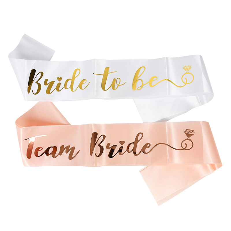 1 세트 신부 팀 신부 새틴 새시 결혼식 약혼 신부 샤 - Bride Tribe Sash 리뷰 및 가격