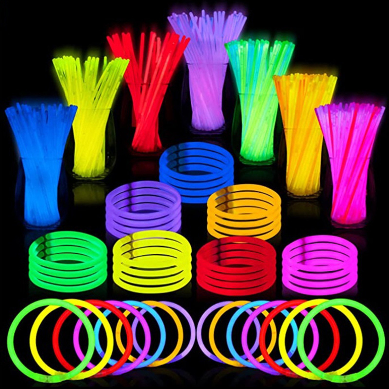‌ 100개입 20cm 형광 야광봉 파티용품 대량 밝은 - Wedding Supply In Bulk 리뷰 및 가격