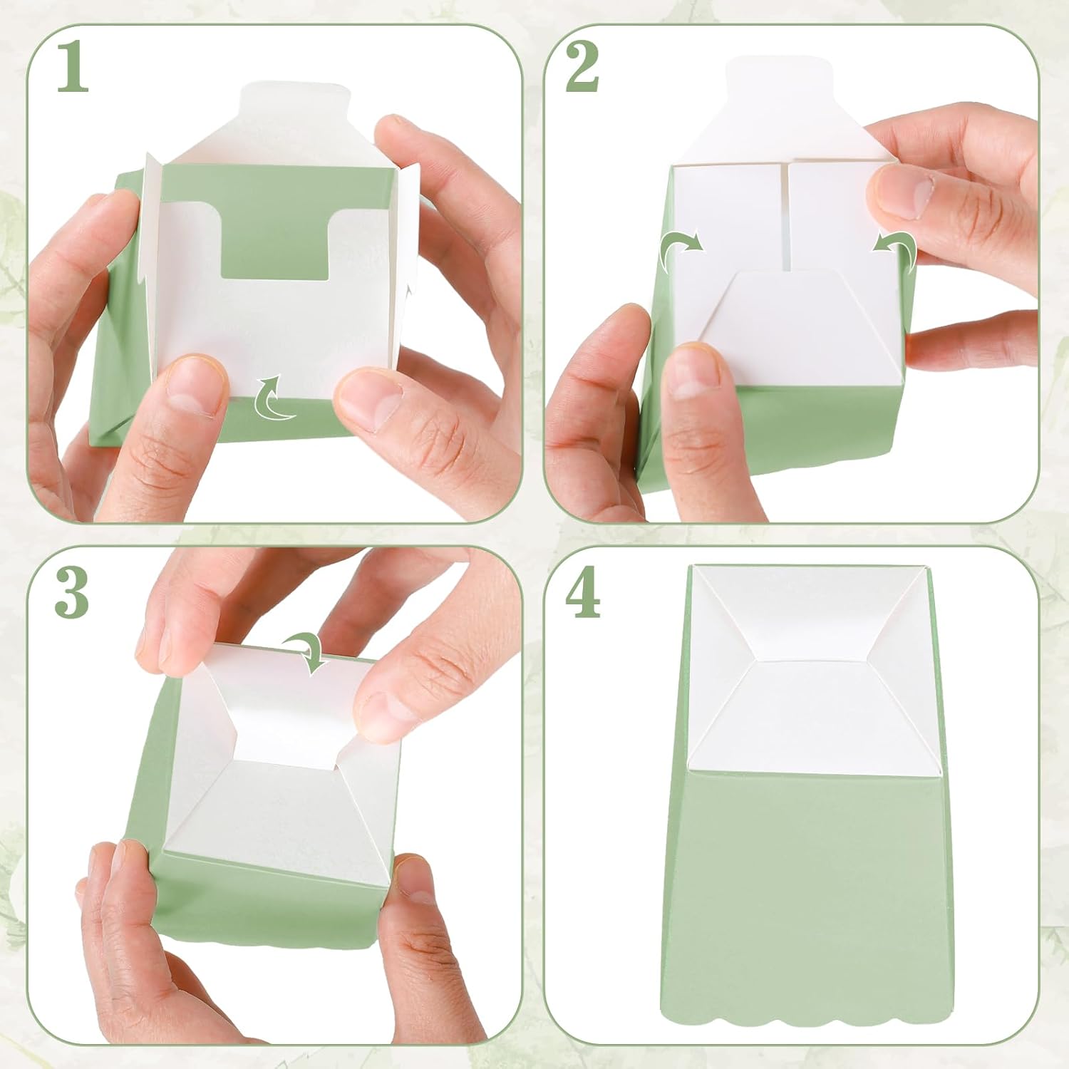 12 개 세이지 그린 미니 팝콘 상자 녹색 팝콘 양동이 - Wedding Favor Box 리뷰 및 가격