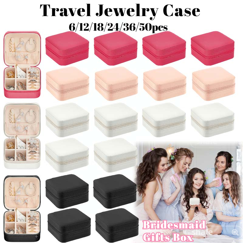 6-50pcs 여행 보석 케이스 신부 들러리 선물 웨딩 - Wedding Favor Box 리뷰 및 가격