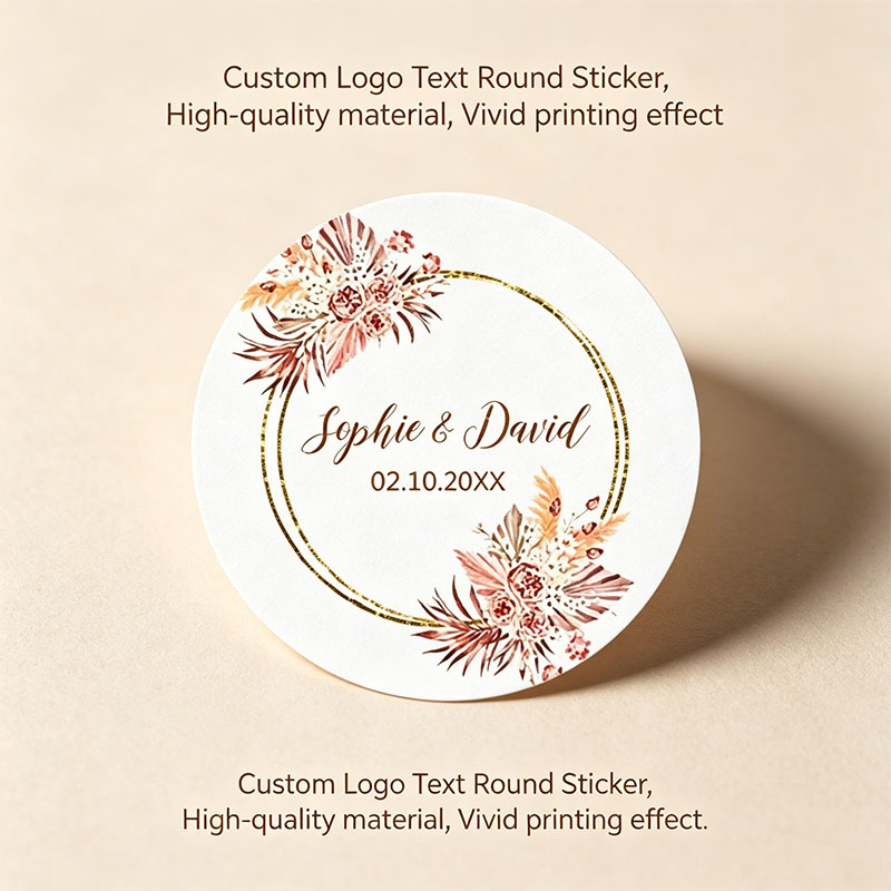 사용자 정의 이름 날짜 웨딩 스티커 Boho Dusty - Wedding Favor Box 리뷰 및 가격