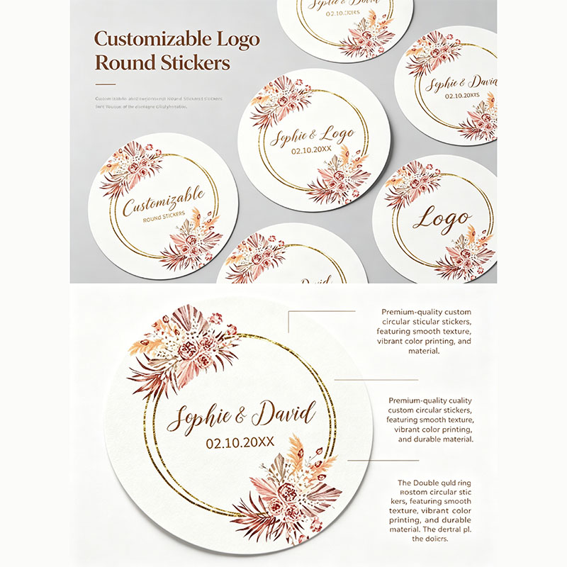 사용자 정의 이름 날짜 웨딩 스티커 Boho Dusty - Wedding Favor Box 리뷰 및 가격